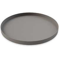 Tablett Circle grey ⌀ 40 cm von Cooee Design