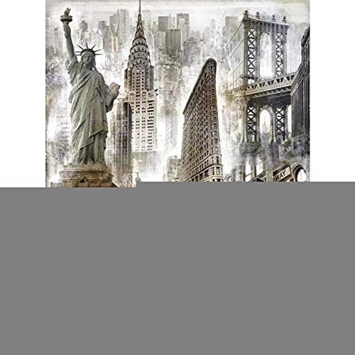 Erwachsene oder Kinder DIY 5D Diamond Painting Kits New York gelbes Auto Full Drill kristall Strass komplettesr Stickerei Kreuzstic Bilder Kunsthandwerk für Zuhause Wand Dekoration Kunst 50x70cm Y4333 von Coofe