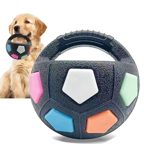 Coogime Hundespielzeug – Jagdbälle für Hunde, Robuster und vielseitiger Hundeball, Ball der auf der Wasseroberfläche schwimmt, Spielzeug für Mittlere Große Hunde (Schwarz) von Coogime