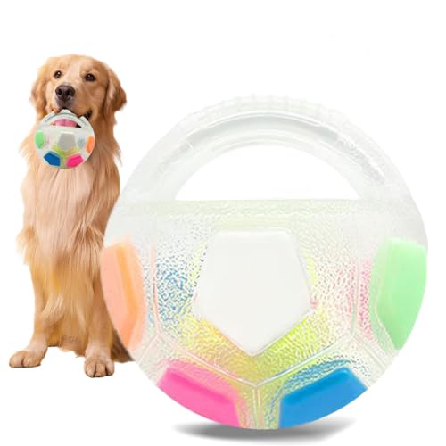 Coogime Hundespielzeug – Jagdbälle für Hunde, Robuster und vielseitiger Hundeball, Ball der auf der Wasseroberfläche schwimmt, Spielzeug für Mittlere Große Hunde (Transparent) von Coogime