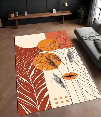 Cooiiye Teppich 180x250cm Rot Gelb Schwarz Moderner Großer Teppich,Teppichs Wohnzimmer Waschbarer, rutschfest Easy Clean teppichs für Schlafzimmer, Balkon, Auch, KüChe oder Esszimmer Geeignet Cooiiye Teppich 180x250cm Rot Gelb Schwarz Moderner Großer Teppich,Teppichs Wohnzimmer Waschbarer, rutschfest Easy Clean teppichs für Schlafzimmer, Balkon, Auch, KüChe oder Esszimmer Geeignet von Cooiiye