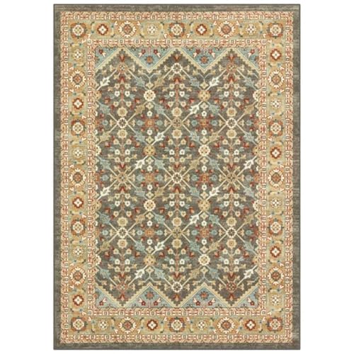 Cooiiye Teppich 40x120cm Ethnischer Stil Moderner Großer Teppich,Teppichs Wohnzimmer Waschbarer, rutschfest Easy Clean teppichs für Schlafzimmer, Balkon, Auch, KüChe oder Esszimmer Geeignet von Cooiiye