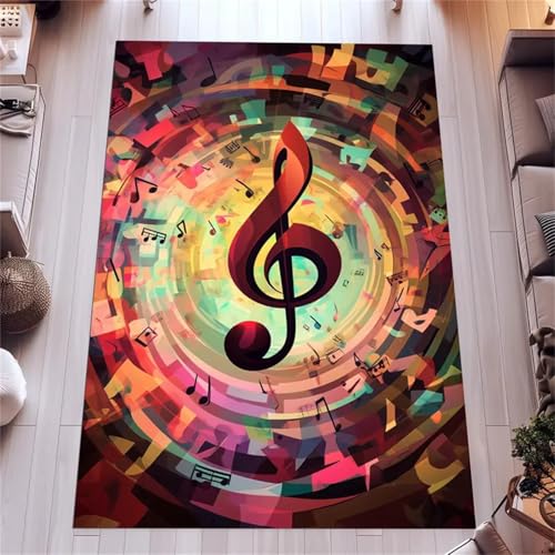Teppich Wohnzimmer 40x60cm,Waschbarer Teppich mit Rutschfester Rückseite – Modern Weich Drucken Teppichs für Büro Esszimmer Kinderzimmer Dekor - Bunte Notizen Teppich Wohnzimmer 40x60cm,Waschbarer Teppich mit Rutschfester Rückseite – Modern Weich Drucken Teppichs für Büro Esszimmer Kinderzimmer Dekor - Bunte Notizen von Cooiiye
