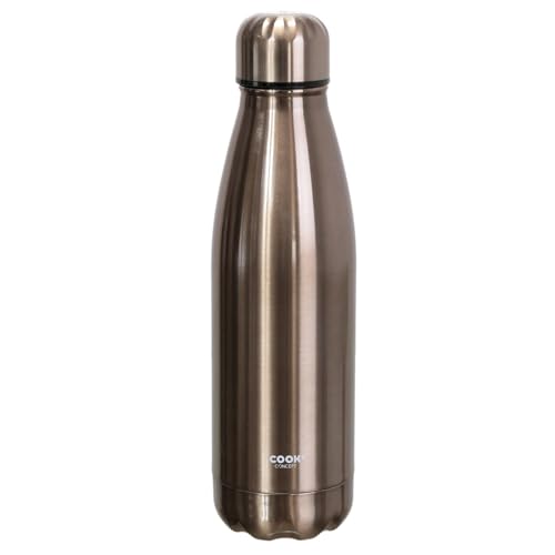 COOK CONCEPT KA4636 Reiseflasche, Edelstahl, Silber von COOK CONCEPT