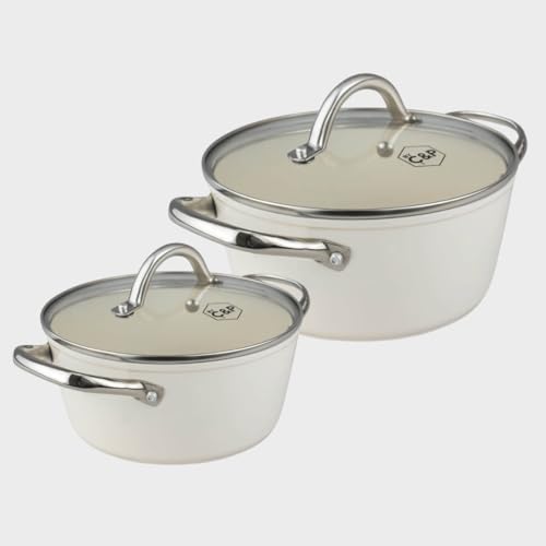Cook & Pan - Go Ivory Topfset 2-teilig-Induktionsgeeignet-PFAS frei- Keramische Anti-aanbaklaag -Antihaft- wärmeisolierter Griff- Aluminium- Crème Cook & Pan - Go Ivory Topfset 2-teilig-Induktionsgeeignet-PFAS frei- Keramische Anti-aanbaklaag -Antihaft- wärmeisolierter Griff- Aluminium- Crème von Cook and Pan