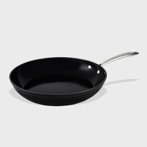 Cook & Pan - Signature Pfanne 20 cm-Induktionsgeeignet-PFAS frei- Keramik-Beschichtung -Antihaft- wärmeisolierter Griff- Aluminium- Schwarz von Cook and Pan
