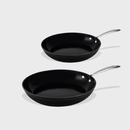 Cook & Pan - Signature Pfannenset 2-teilig-Induktionsgeeignet-PFAS frei- Keramik-Beschichtung -Antihaft- wärmeisolierter Griff- Aluminium- Schwarz Cook & Pan - Signature Pfannenset 2-teilig-Induktionsgeeignet-PFAS frei- Keramik-Beschichtung -Antihaft- wärmeisolierter Griff- Aluminium- Schwarz von Cook and Pan