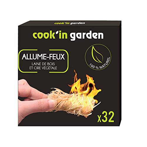Cook'in garden Anzünder, Holz, 32 Stück von Cook'in garden