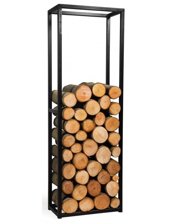 Brennholzregal aus Stahl für Kamin -Holzständer Holzkorb Gestell- 120 x 40 x 20 von CookKing