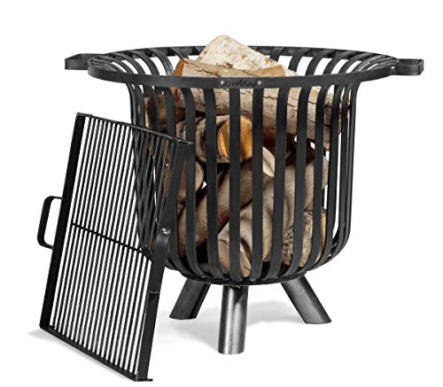 CookKing Feuerkorb Verona mit Grillrost, 60 cm Durchmesser (Edelstahl Giterrost) von CookKing