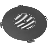 CookKing Grillplatte schwarz Stahl B/T: ca. 78x78 cm von CookKing