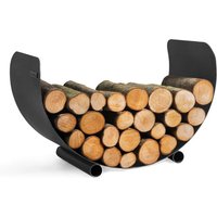 CookKing Kaminholzregal »Turyn«, BxHxT: 70 x 45 x 36 cm, Stahl - schwarz von CookKing