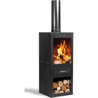 CookKing Outdoor-Ofen »Rosa«, BxHxT: 40 x 150 x 40 cm, schwarz CookKing Outdoor-Ofen »Rosa«, BxHxT: 40 x 150 x 40 cm, schwarz von CookKing