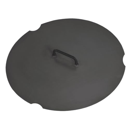 Deckel für Feuerschale Funkenschutz Grillabdeckung Abdeckung für Feuerstelle in 3 Größen von CookKing
