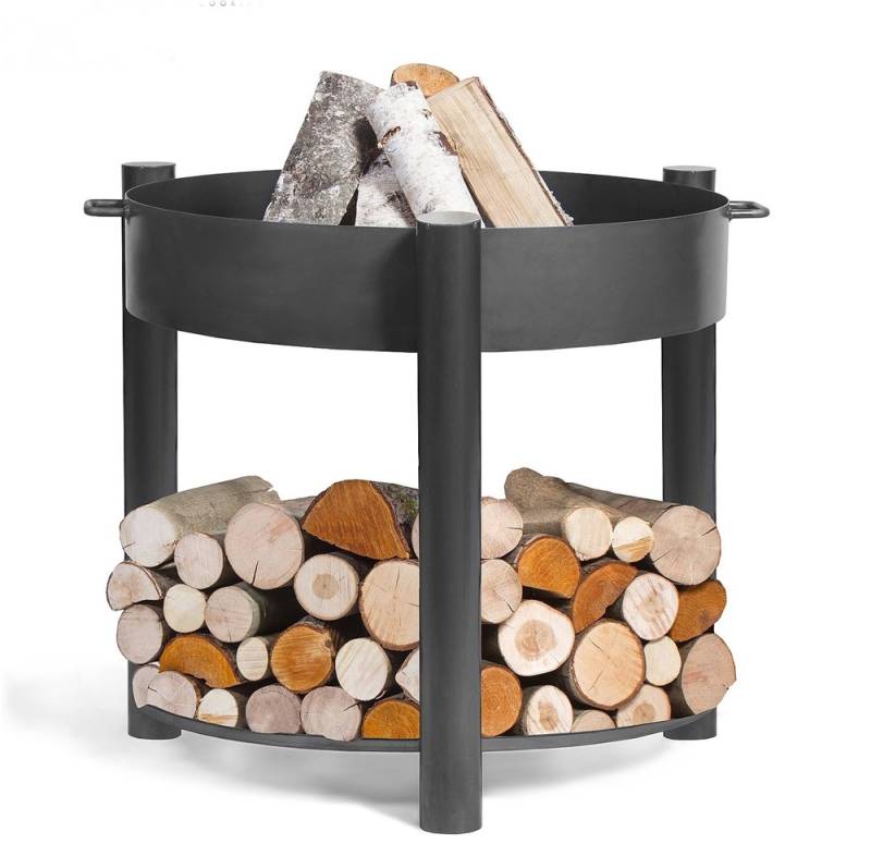 Feuerschale "Montana" high Ø 70 cm Feuerstelle für Garten aus Stahl als Wärmequelle oder Grill von CookKing