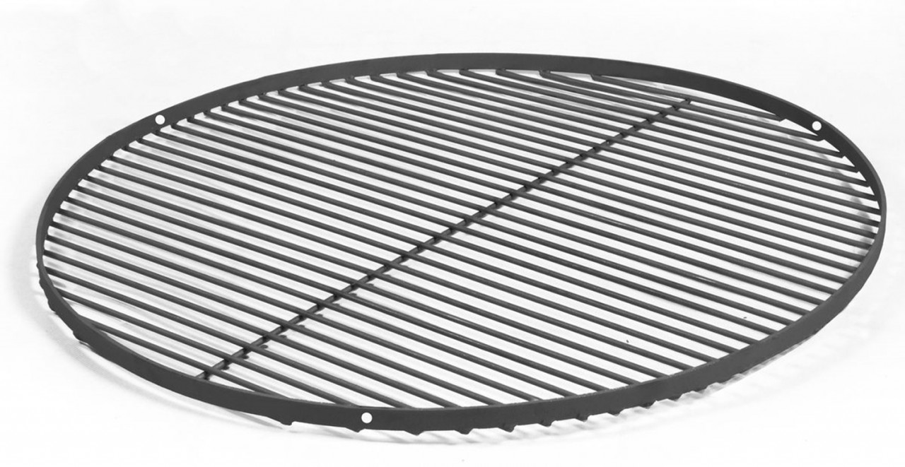 Grillrost aus Naturstahl Ø 50 cm rund Grillrost für Schwenkgrill geeignet Rundgrill von CookKing