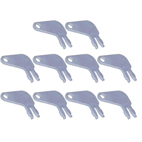 10 Stück Batterietrennschlüssel Zündschlüssel passend für CAT 8H5306 8H-5306 7N0718 Modelle Heckenscheren Zubehör von CookiBlend