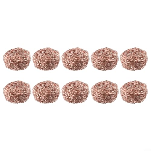 10 Stück Kupfer-Reinigungskugeln zum Entfernen und Reinigen von Düsenschlacken 10 Stück Kupfer-Reinigungskugeln zum Entfernen und Reinigen von Düsenschlacken von CookiBlend
