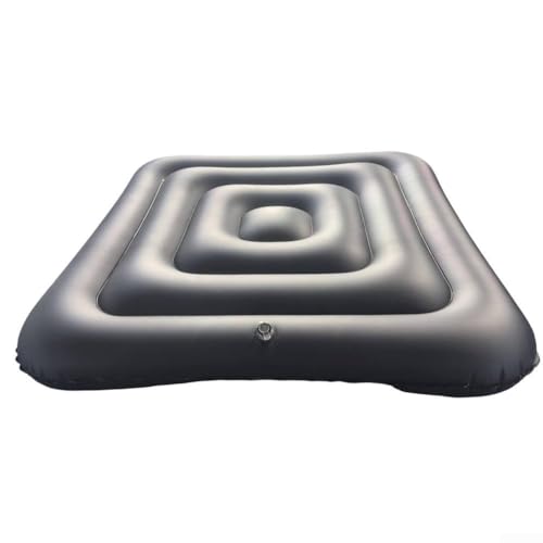 135 cm quadratische aufblasbare Badewannenabdeckung, PVC, auslaufsicher, Wärmedämmung, Poolschutz mit Schnellentriegelungsventil, wetterbeständig, Schmutzschutz, für Whirlpool-Badewanne im Freien 135 cm quadratische aufblasbare Badewannenabdeckung, PVC, auslaufsicher, Wärmedämmung, Poolschutz mit Schnellentriegelungsventil, wetterbeständig, Schmutzschutz, für Whirlpool-Badewanne im Freien von CookiBlend