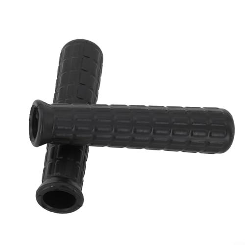 2 Stück Gummi-Ersatzgriffe für Schubkarren, bieten sicheren Halt mit Rillen-Design und Konstruktion (114 x 18 mm) von CookiBlend