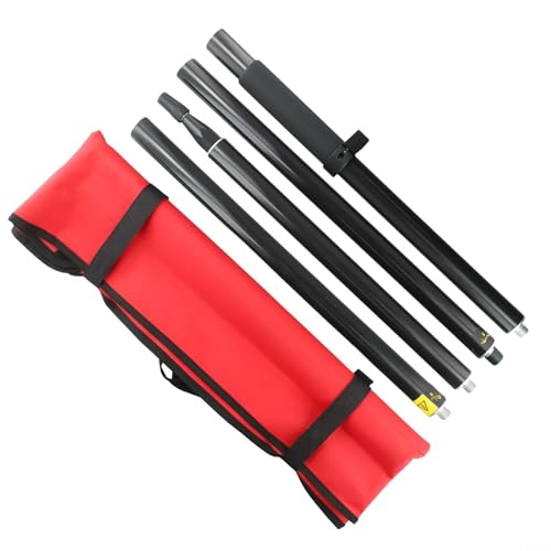 2M Carbon Rod Vermessungsstab mit 5/8 Gewinde kompatibel mit allen GPS-Schnittstellen für Vermessung (1,8 m) von CookiBlend