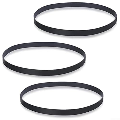 3 Stück Gummi Staubsauger Riemen Kit Ersatzteil für VAX CWCPV011 Compact Power Teppich Staubsauger Zubehör, Gummi Antriebsriemen Ersatzteil von CookiBlend