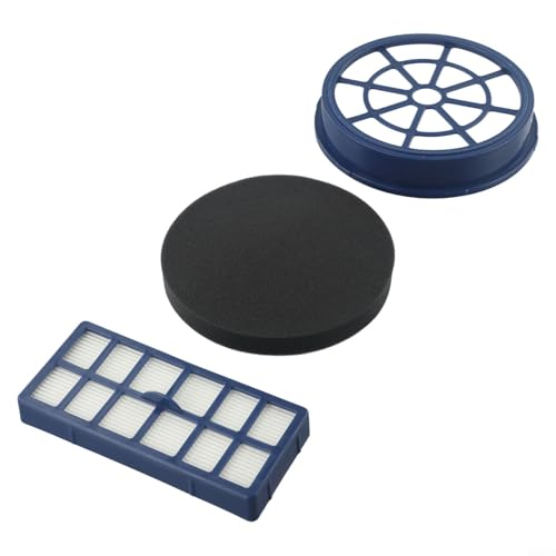 3 Stück Waschbarer wiederverwendbarer Staubsaugerfilter Ersatzfilter Set für Hoover Breeze Staubsauger Ersatzteile U81-35601724 von CookiBlend