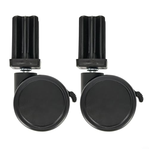 6414 306414 Ersatz-Lenkrolle für Weber-Gasgrills, passend für Genesis 1000–5000 A B C (Modell 2002–2003), sicherer Verriegelungsmechanismus(2 Stück) von CookiBlend