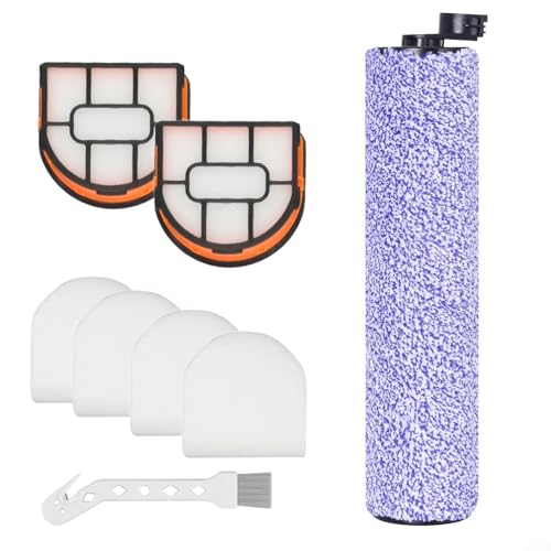 8 Stück Staubsaugerfilter Bürstenrolle mit Reinigungsbürste Ersatzteile für Shark WDB1F2 für HydroVac XL 3-in-1 Staubsaugerzubehör von CookiBlend
