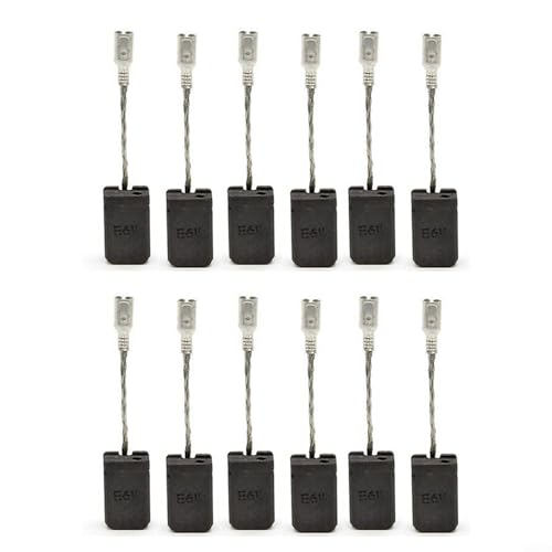 Elektromotor Kohlebürsten Set 12 Pack Ersatz Kohlebürsten für Bosch GWS 1000,1100,1400 Winkelschleifer Zubehör Elektromotor Kohlebürsten Set 12 Pack Ersatz Kohlebürsten für Bosch GWS 1000,1100,1400 Winkelschleifer Zubehör von CookiBlend