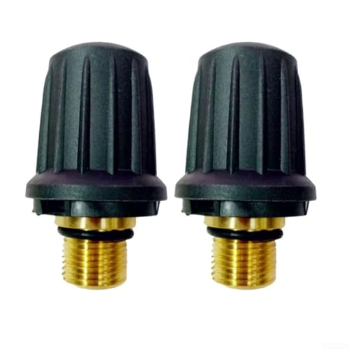 Ersatzteile für Kärcher Dampfreiniger, Messing-Sicherheitsventilkappe mit Sicherheitsventil und O-Ring, passend für SC1 SC2 SC3 Modelle Serie (2 Stück) von CookiBlend