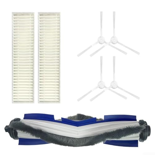 Ersatzteile für Rowenta-ZR740003 Explorer 60 Serie Roboter-Staubsauger-Zubehör, 1 x Rollenbürste, 2 x Filter, 4 x Seitenbürsten-Ersatz-Kits Ersatzteile für Rowenta-ZR740003 Explorer 60 Serie Roboter-Staubsauger-Zubehör, 1 x Rollenbürste, 2 x Filter, 4 x Seitenbürsten-Ersatz-Kits von CookiBlend