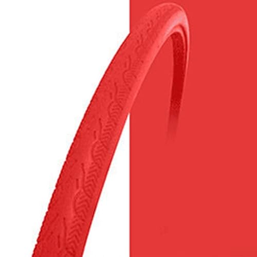 Fahrrad Solid Tire 700x23C Advanced Tubeless Vakuumtechnologie für Urban Riding und Fixed Gears (rot) von CookiBlend