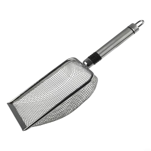 Gartensieb aus Edelstahl mit mehreren Maschengrößen, 2 mm - 5 mm Maschensieb, ergonomischer Griff, für Kompost, Sandsieb, Gartenwerkzeug-Set (2,8 mm) von CookiBlend