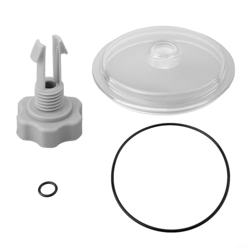 SF80110-1 Laubfallenabdeckung Ersatz, für Intex 12 Zoll Sandfilterpumpe mit O-Ring-Ventil zur Vermeidung von Lecks, Abdeckung Deckel Teile Zubehör von CookiBlend