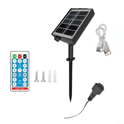 Solarlicht-Controller-Set für 3,7 V/24 V Solar-Lichterketten-Steuerbox mit Leiterplatten-Controller (24 V) von CookiBlend