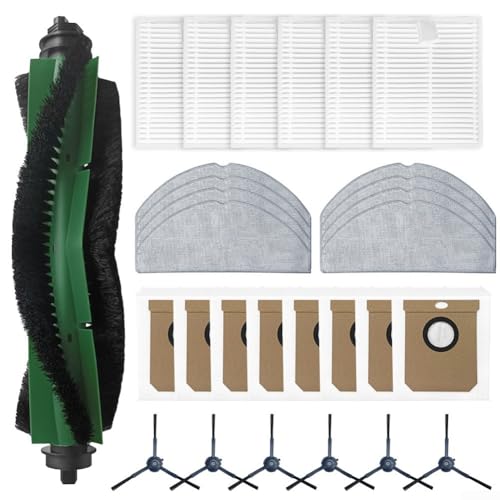 Staubsauger-Teile-Set, für Conga 8490 Ultra Power Roboter, inklusive Hauptrollenbürste, Wischmopp-Pads, HEPA-Filter, Staubsammelbeutel, Seitenbürste, effizientes Staub- und Schmutzfiltrationszubehör Staubsauger-Teile-Set, für Conga 8490 Ultra Power Roboter, inklusive Hauptrollenbürste, Wischmopp-Pads, HEPA-Filter, Staubsammelbeutel, Seitenbürste, effizientes Staub- und Schmutzfiltrationszubehör von CookiBlend