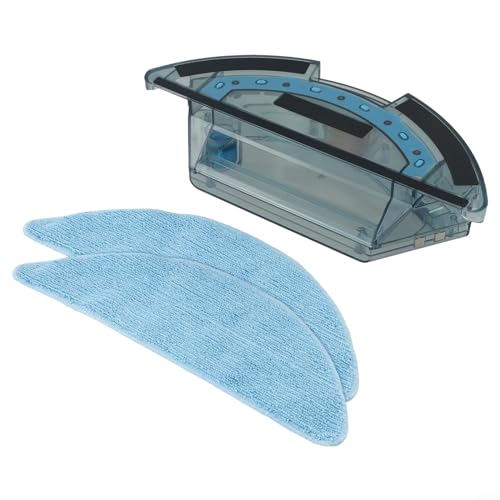 Vakuum Wassertank mit Wischtuch Reinigungszubehör Fit für Tesvor Wassertank Roboter Staubsauger für X500 M1 S6 S4 Wischtuch Ersatzteile von CookiBlend
