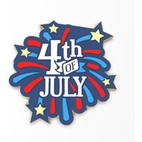 4. Juli Feuerwerk Ausstechform - Schneller Versand Wähle Deine Größe #1 von CookieCutterLady