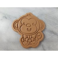 Affe Ausstechform 2-Teilig, Stempel & Umriss #2 - Scharfe Kanten Schneller Versand Wählen Sie Ihre Eigene Größe von CookieCutterLady