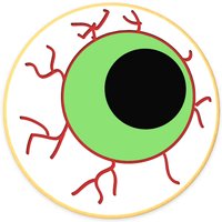 Augapfel-Ausstechform | Stempel Schablone - Scharfe Kanten Schneller Versand Wählen Sie Ihre Eigene Größe von CookieCutterLady