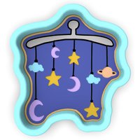 Baby Mobile Ausstechform + Stempel - Scharfe Kanten Schneller Versand Wählen Sie Ihre Eigene Größe von CookieCutterLady