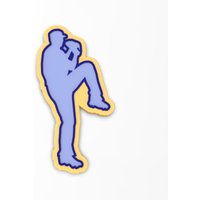 Baseball Krug Batter Ausstechform 2-Teilig, Stempel & Umriss # 3 - Scharfe Kanten Schneller Versand Wählen Sie Ihre Eigene Größe von CookieCutterLady