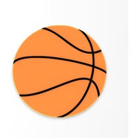Basketball-Ausstecher | Stempel Schablone - Scharfe Kanten Schneller Versand Wählen Sie Ihre Eigene Größe von CookieCutterLady