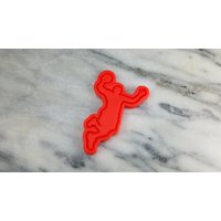 Basketball Player Dunk Cookie Cutter 2-Piece, Stamp & Outline #1 - Scharfe Kanten Schneller Versand Wähle Deine Eigene Größe von CookieCutterLady