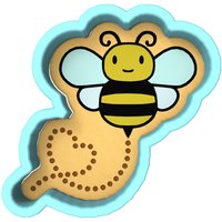 Biene-Ausstechform Stempel | Schablone - Scharfe Kanten Schneller Versand Wählen Sie Ihre Eigene Größe #3 von CookieCutterLady