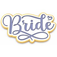 Braut-Ausstechform | Stempel Schablone #2 - Scharfe Kanten Schneller Versand Wählen Sie Ihre Eigene Größe von CookieCutterLady