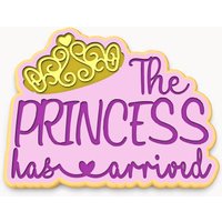 Die Prinzessin Ist Angekommen Cookie Cutter | Stempel Schablone Debosser - Scharfe Kanten Schneller Versand Wählen Sie Ihre Eigene Größe #1 von CookieCutterLady