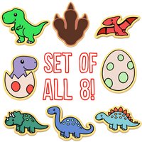 Dinosaurier Cutesy Cookie Cutter Set Von 8 von CookieCutterLady