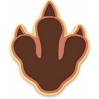 Dinosaurier Fußabdruck Cookie Cutter | Stempel Schablone - Scharfe Kanten Schneller Versand Wählen Sie Ihre Eigene Größe von CookieCutterLady